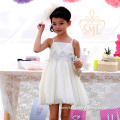 Elegant White Angel Wedding Party Girl's Dress
